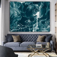 Load image into Gallery viewer, Dark blue white ocean