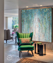 Load image into Gallery viewer, Golden Turquoise Artwork